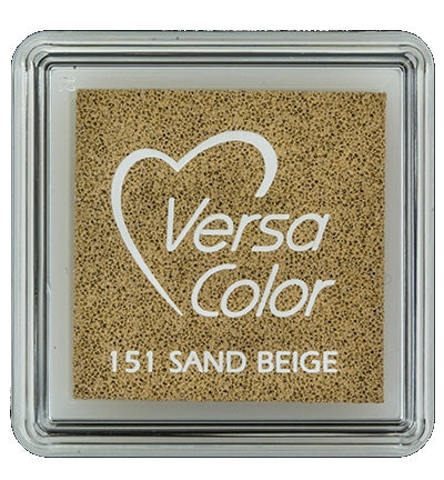 Sandfarvet / Beige stempelpude til fingeraftryk
