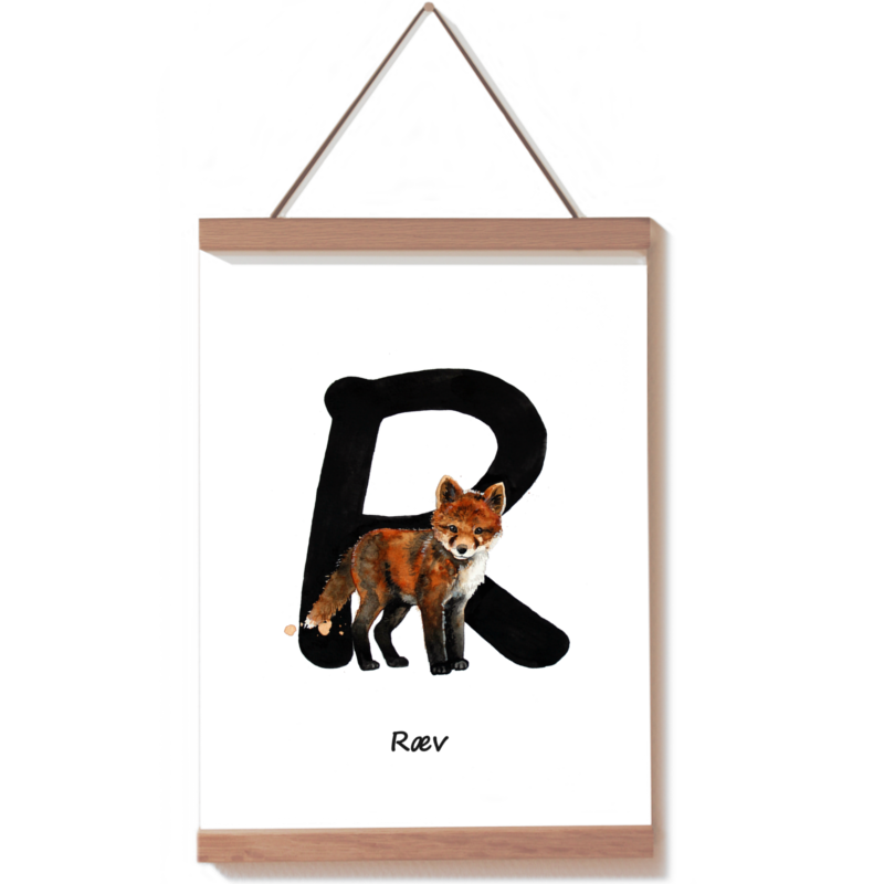 Ræv bogstavdyr R